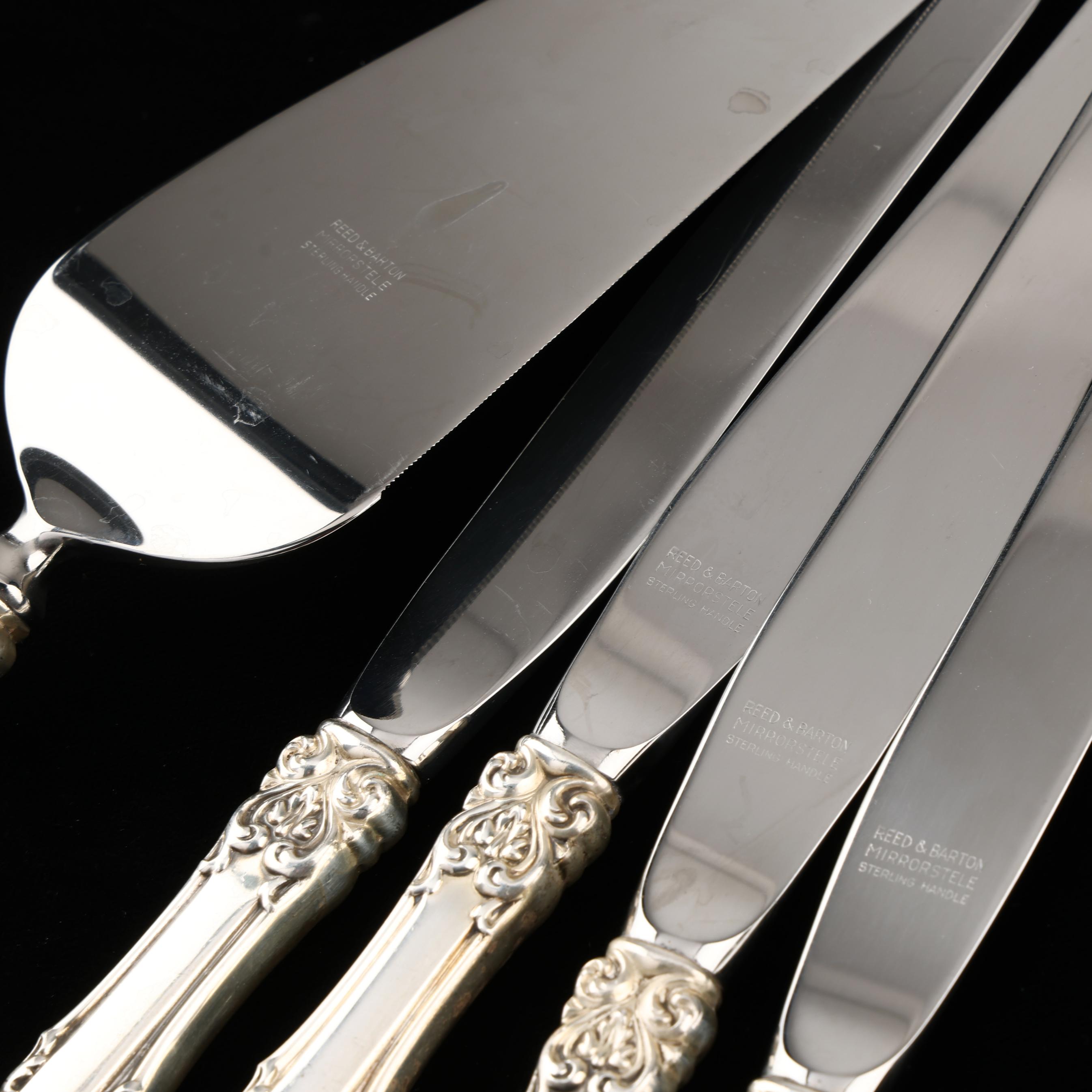 Five Reed & Barton Grand Renaissance Sterling Silver Knives (Lot