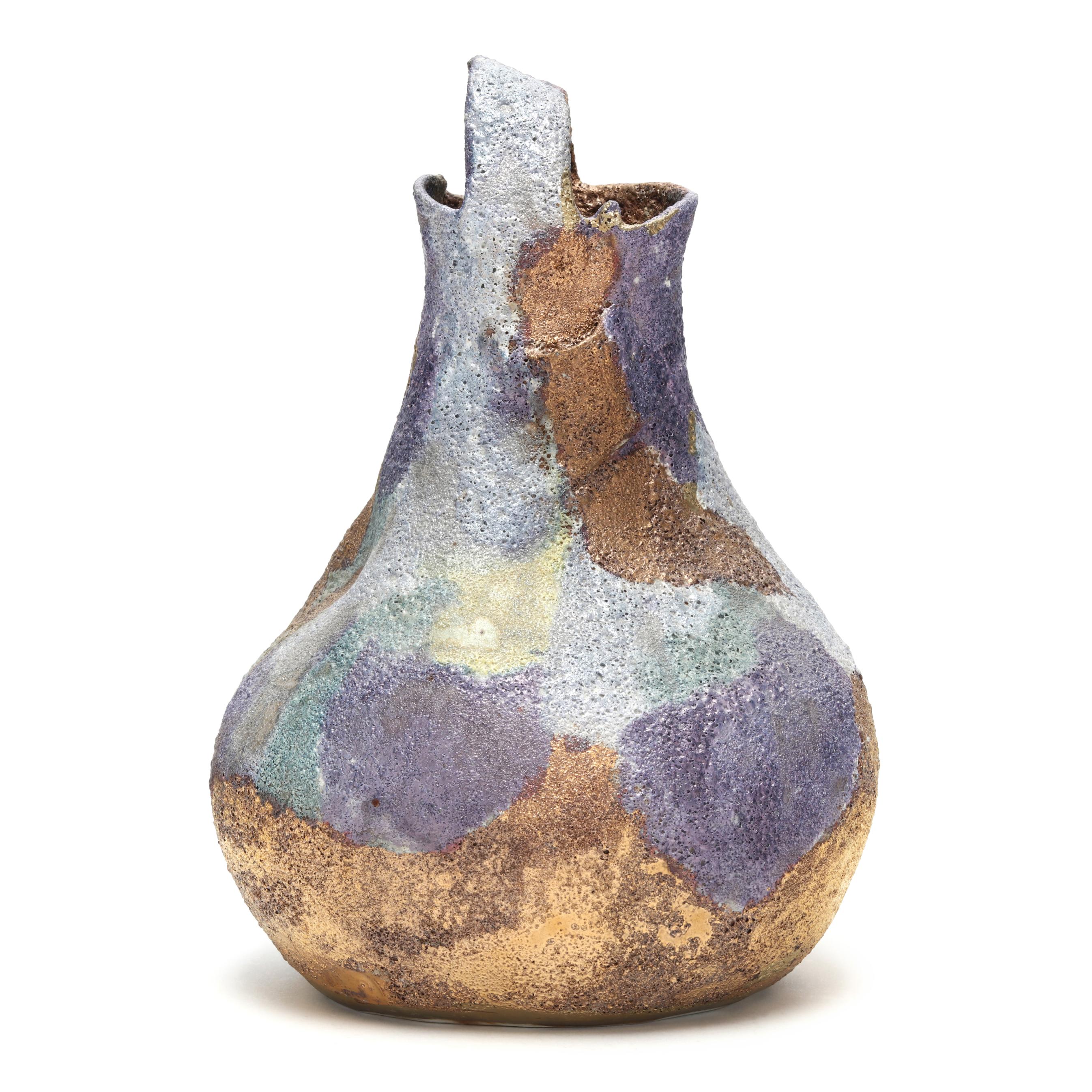 Sally Bowen Prange (NC, 1927-2007), Barnacle Edgescape Vase with