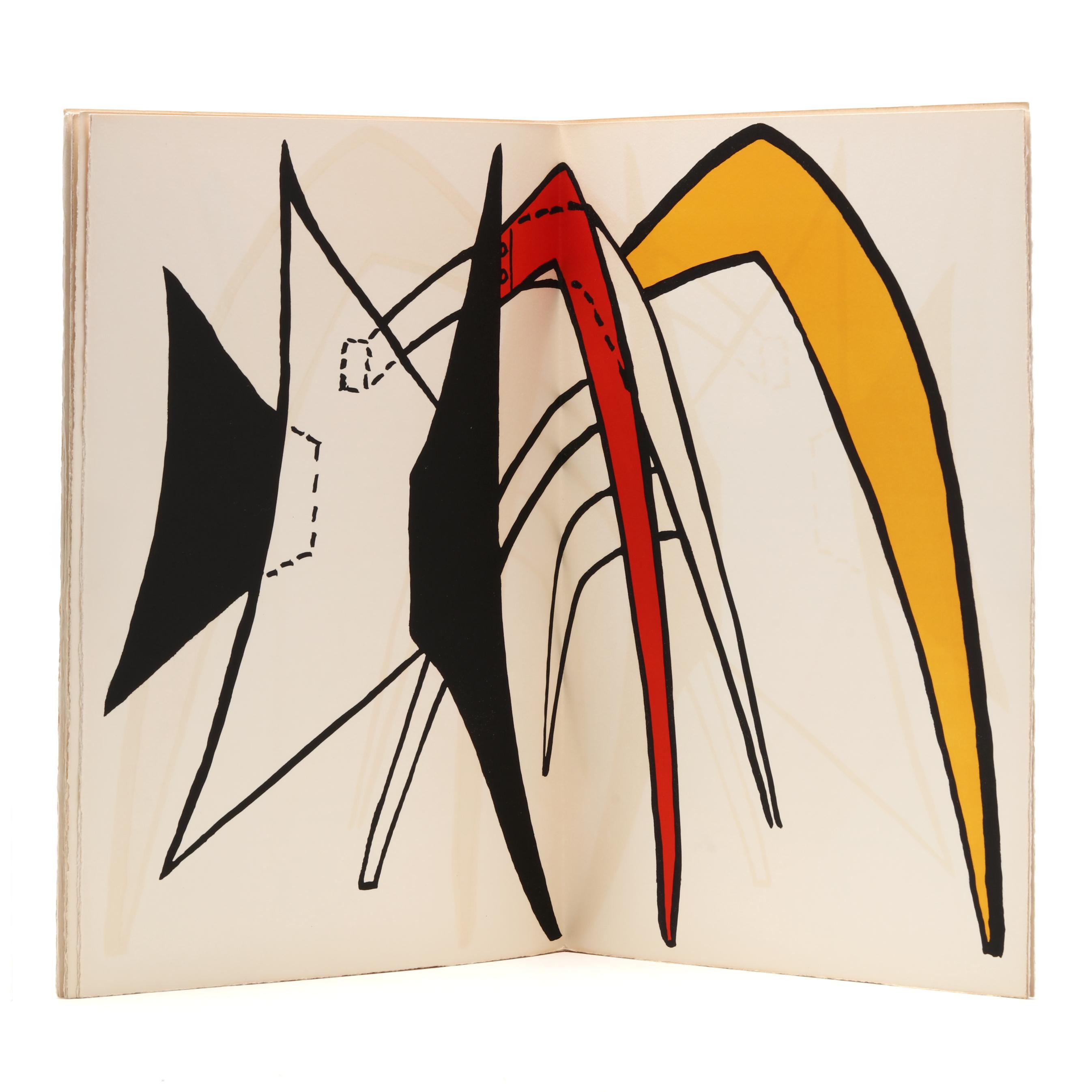 Limited Deluxe Edition of Derriere le Miroir: Calder Stabiles