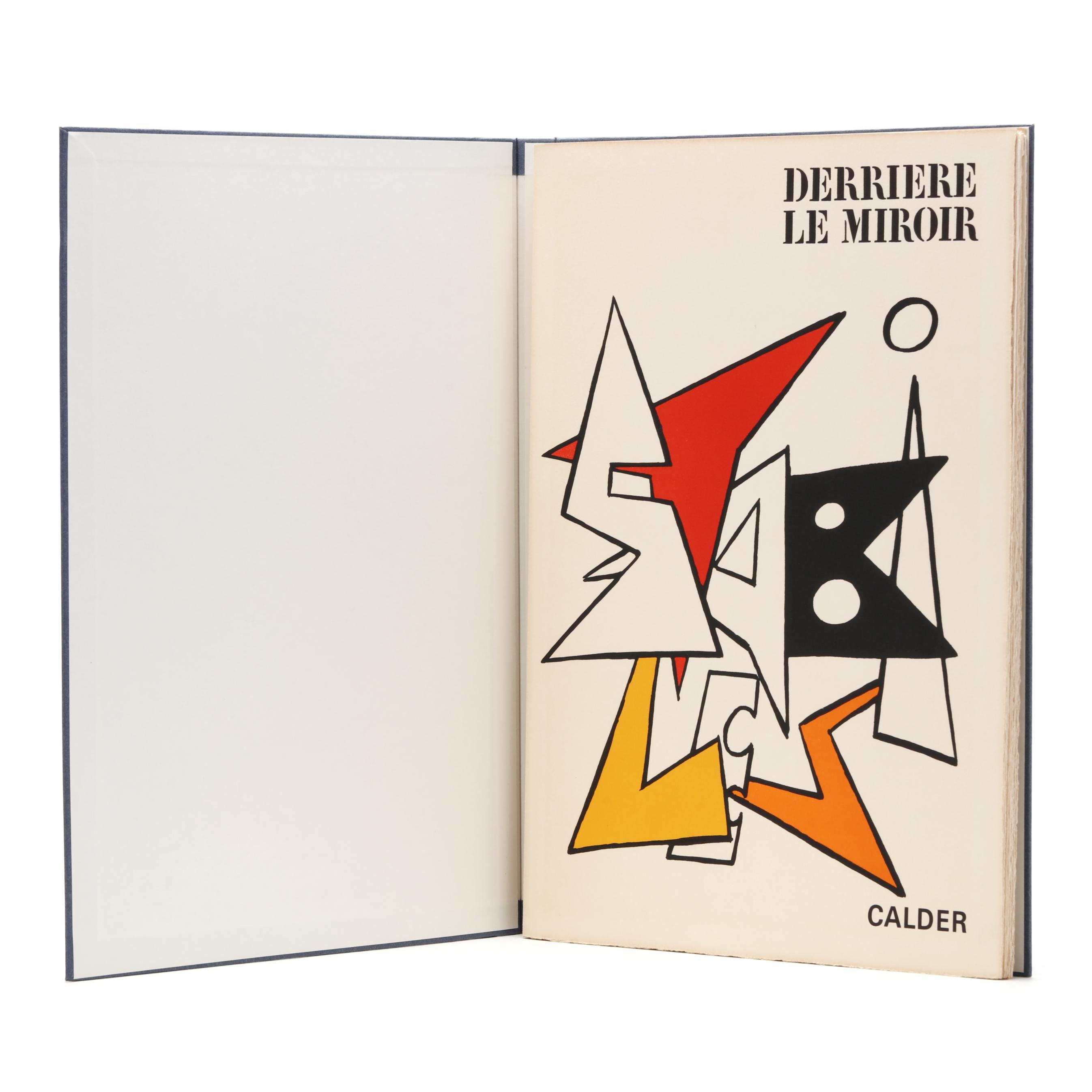 Limited Deluxe Edition of Derriere le Miroir: Calder Stabiles