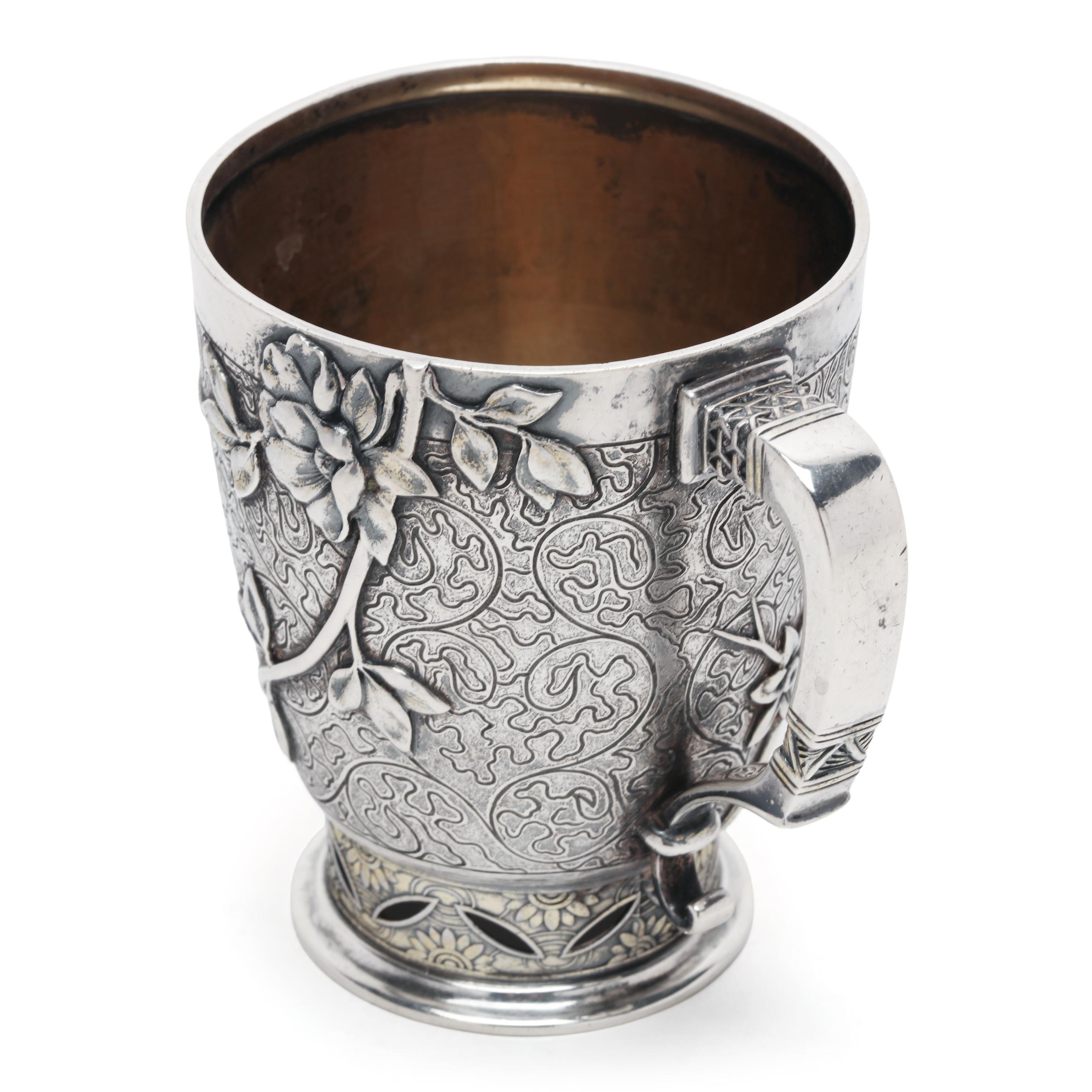 Tiffany & Co. Aesthetic Period Sterling Silver Mug (Lot 9067