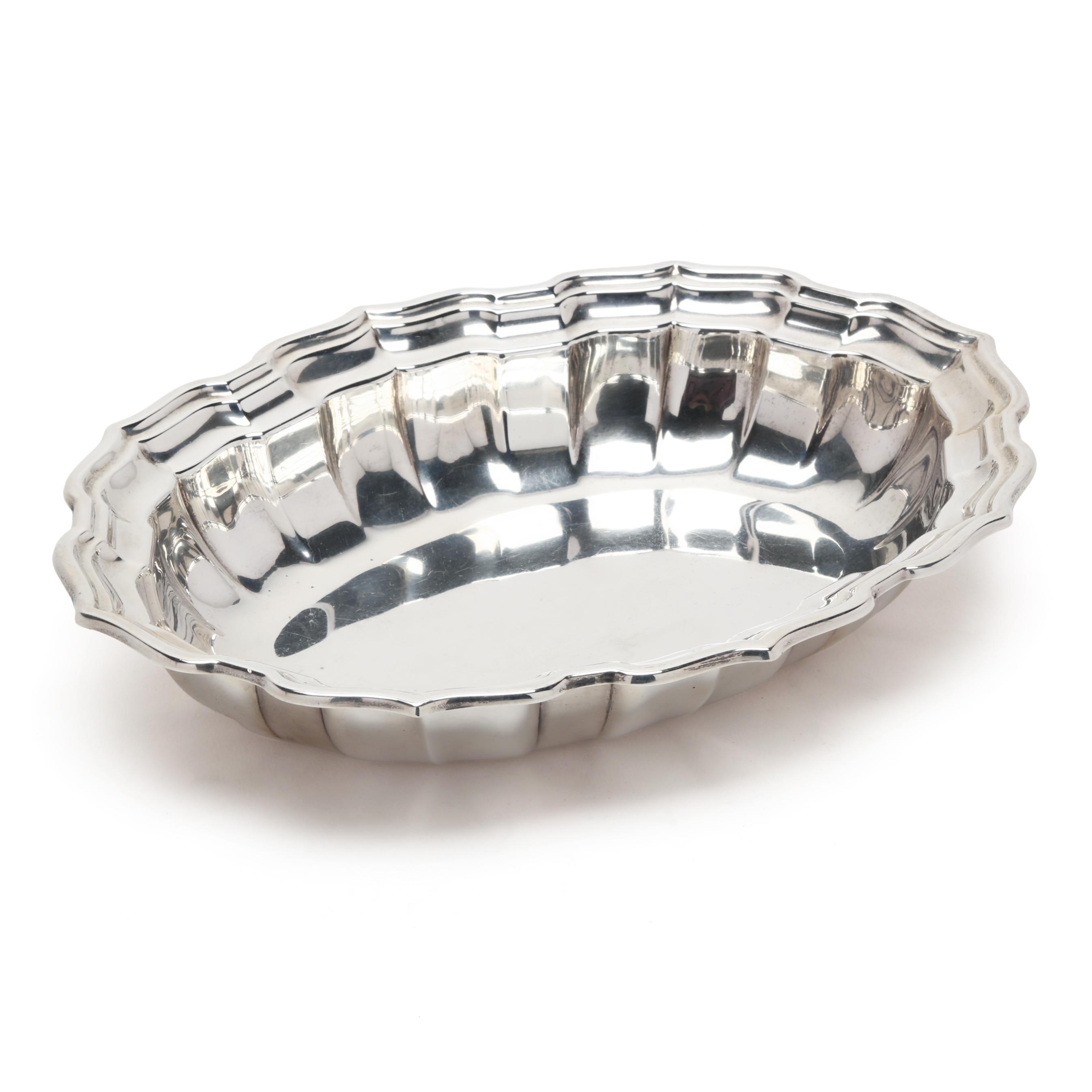 Frank Smith Chippendale Sterling Silver Vegetable Bowl (Lot 9259