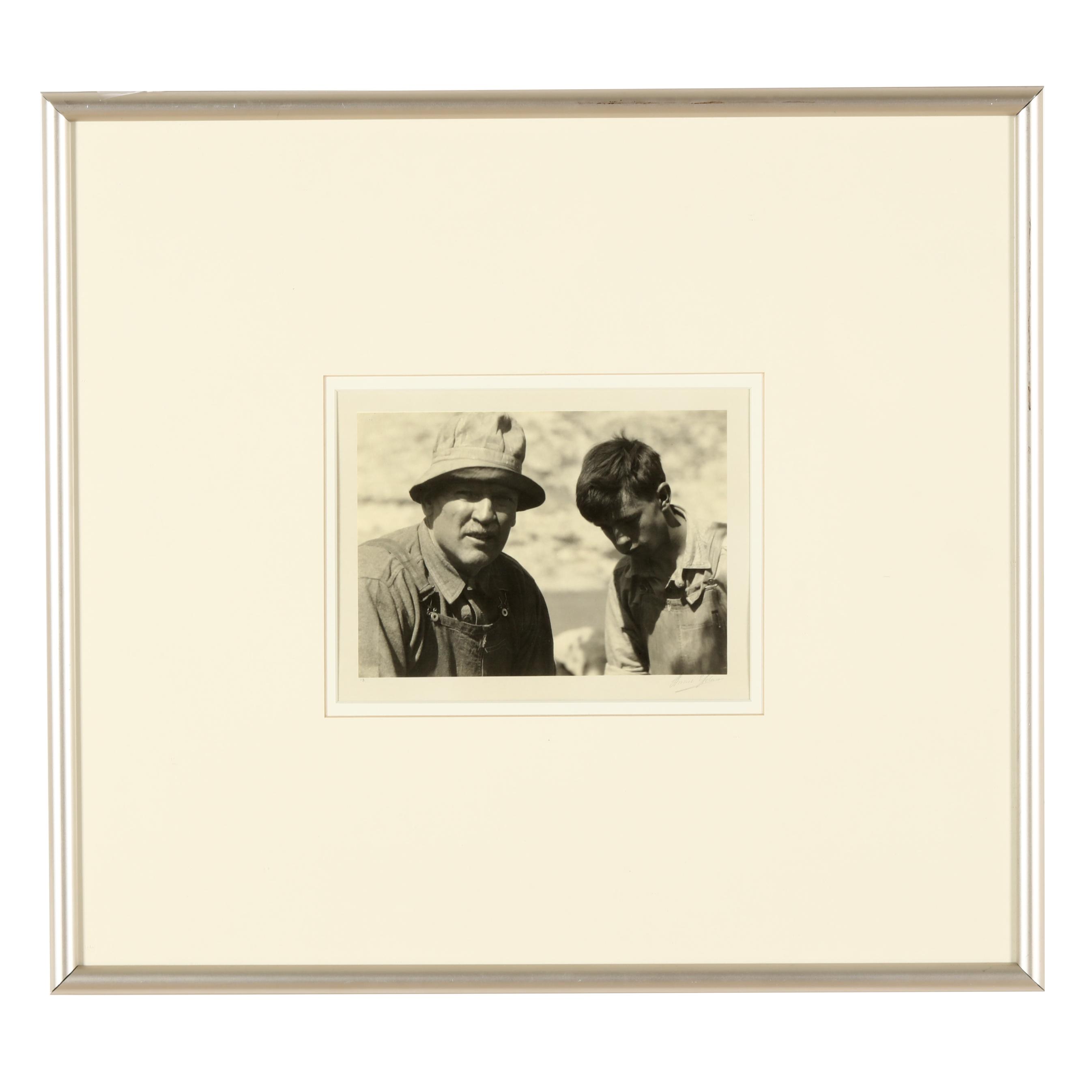 Ansel Adams (American, 1902-1984), Dan and Eddie Tachet (Lot 7314