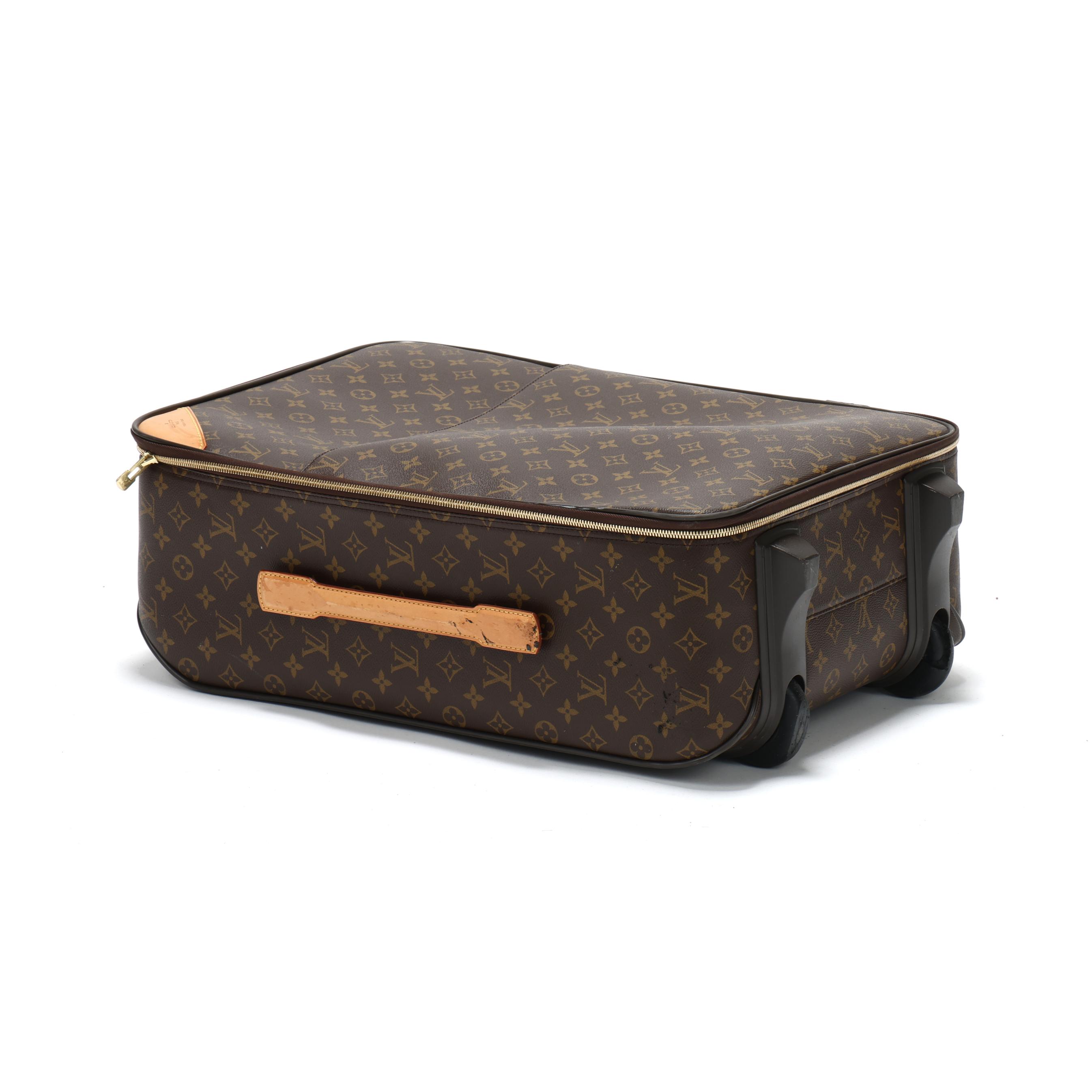 Brown Monogram Canvas Rolling Suitcase, Louis Vuitton (Lot 1273