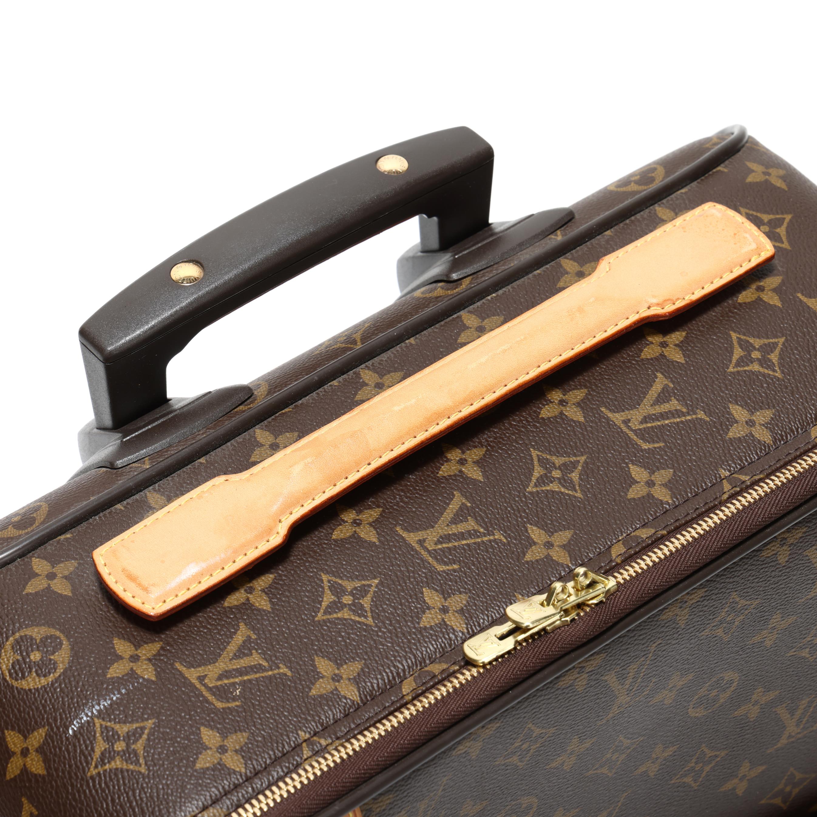 Brown Monogram Canvas Rolling Suitcase, Louis Vuitton (Lot 1273