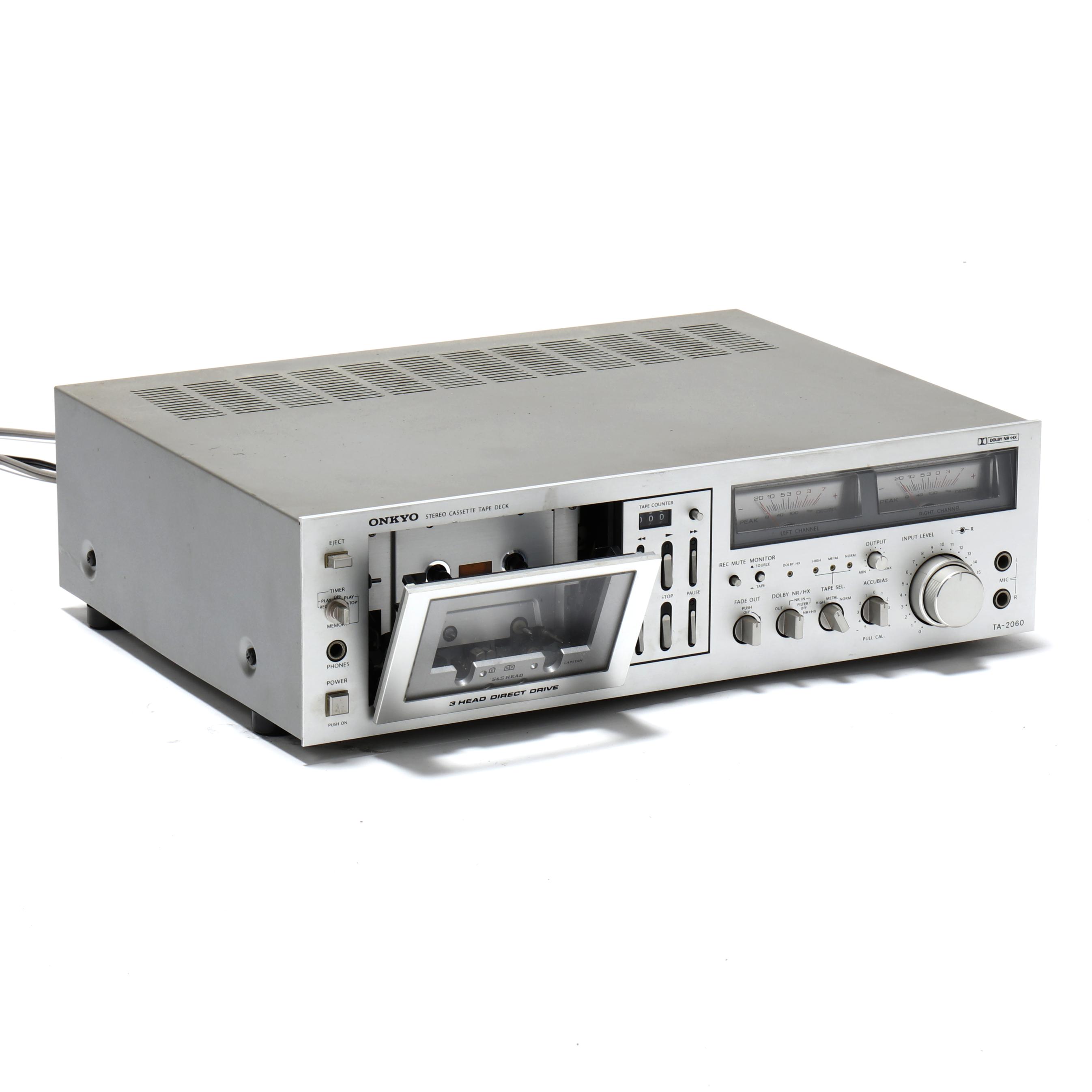 Technics EX RT-60EXLC LC-60 TYPEⅡ エルカセット Onkyo, TA-2060 Three Head Cassette Deck (Lot 1403 - Modern