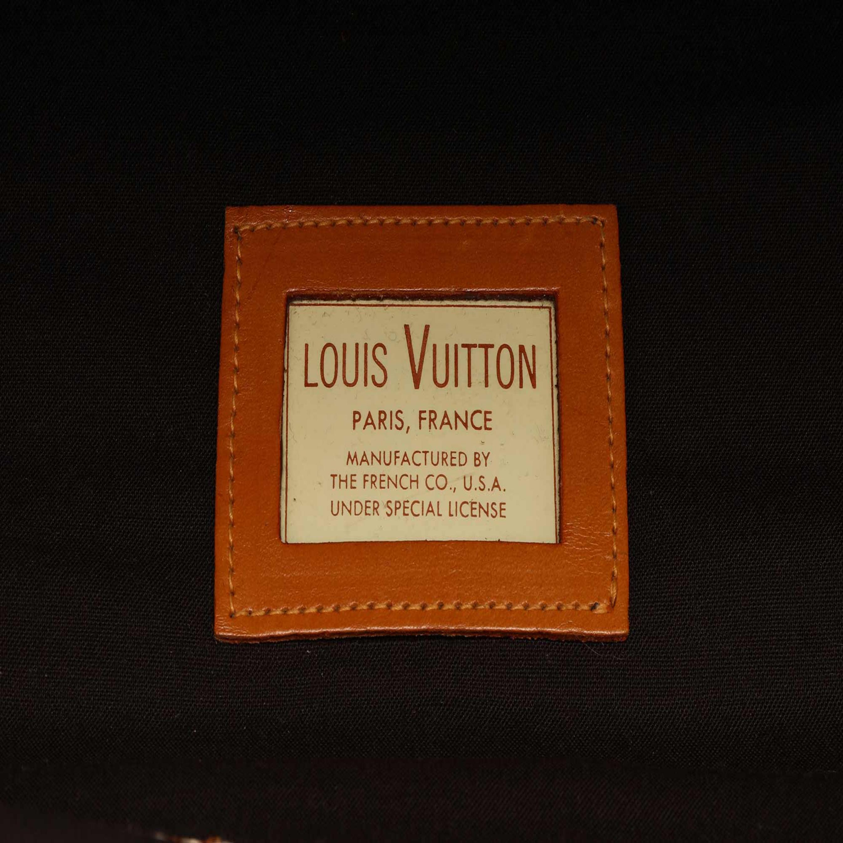 SALE Rare Vintage LOUIS VUITTON French Co Carry on Bag Keepall 