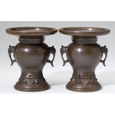 matching-pair-of-small-chinese-bronze-censers