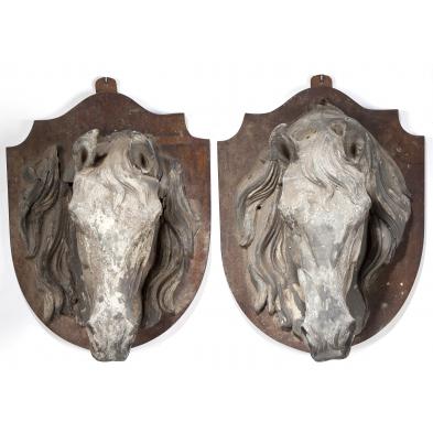 pair-of-french-cast-zinc-horse-heads