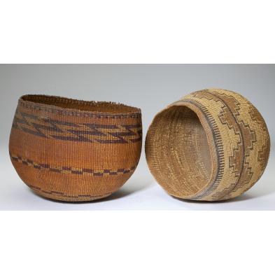 two-california-hupa-indian-baskets