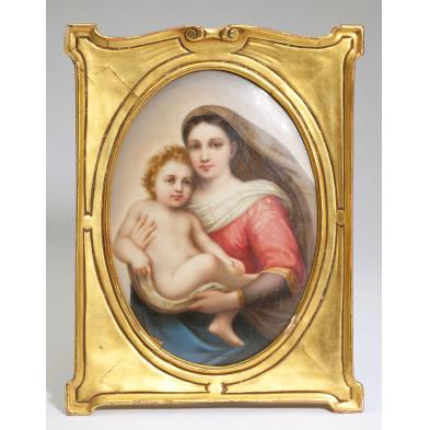 raphael-s-sistine-madonna-porcelain-plaque