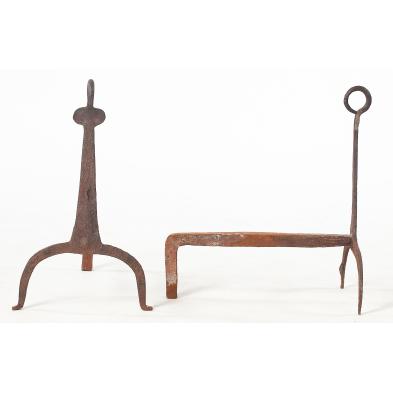 hand-forged-andirons