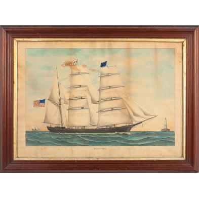 19th-century-watercolor-of-the-barque-keystone