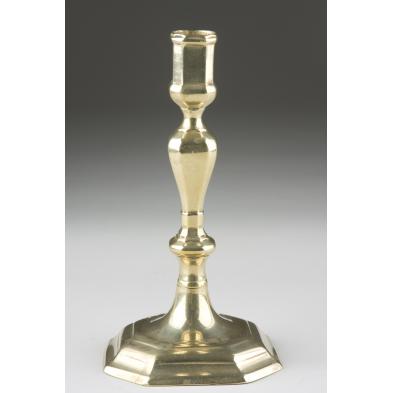 french-brass-candlestick-18th-c