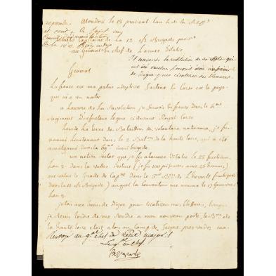 napoleon-bonaparte-endorsed-1796-military-letter