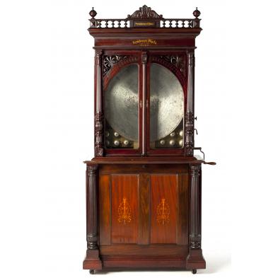 rare-symphonium-upright-disc-music-box-with-chimes