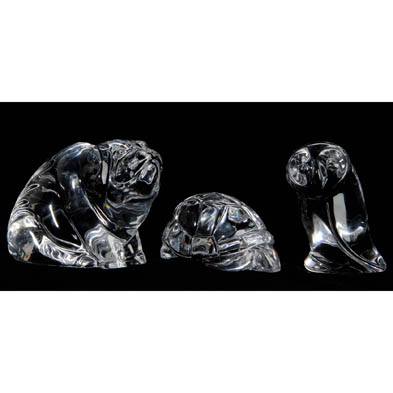 three-molded-glass-animals