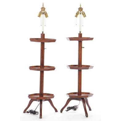 pair-of-parquetry-tiered-floor-lamps