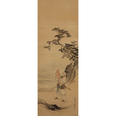 japanese-figural-scroll-painting