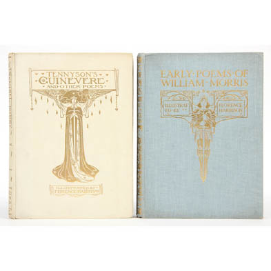 two-poetry-books-illustrated-by-florence-harrison