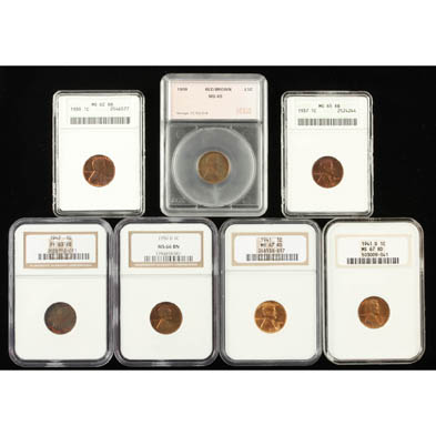 seven-certified-wheatback-lincoln-cents