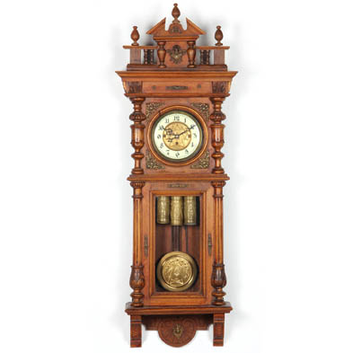 gustav-becker-vienna-regulator-wall-clock