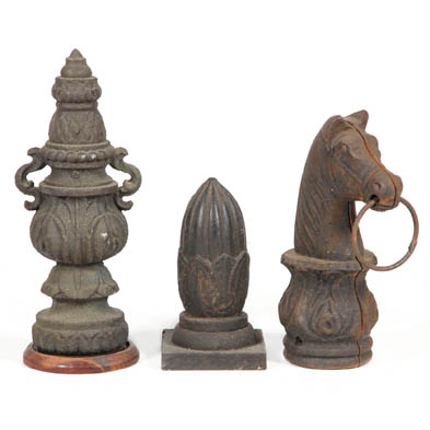 three-cast-iron-finial-elements