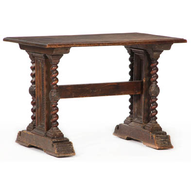 jacobean-style-small-trestle-table