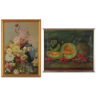two-american-school-still-life-paintings