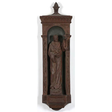 hanging-st-francis-wooden-wall-niche