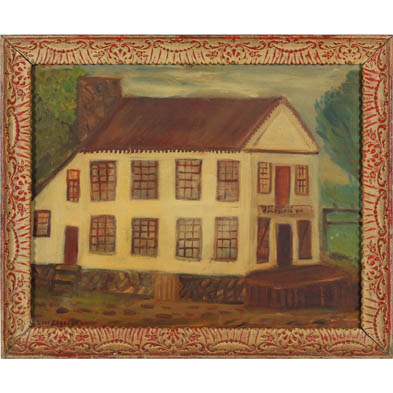 folk-art-painting-columbia-virginia-post-office