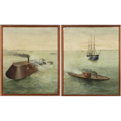 folk-art-civil-war-ironclad-paintings