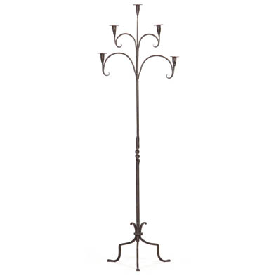 cast-iron-floor-candelabra