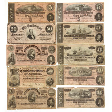 collection-of-confederate-currency