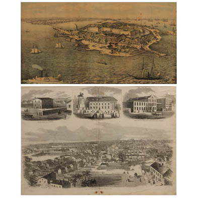 two-virginia-panoramic-civil-war-engravings