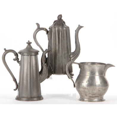 three-antique-pewter-vessels
