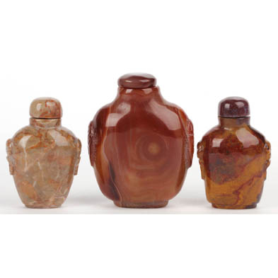 three-carved-stone-snuff-bottles