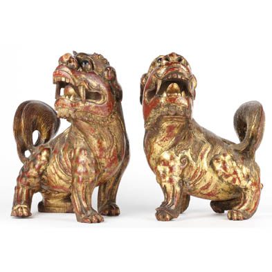 pair-of-large-chinese-carved-wooden-foo-dogs