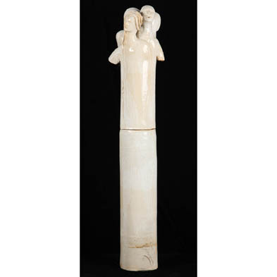 willie-baucom-nc-ceramic-garden-totem