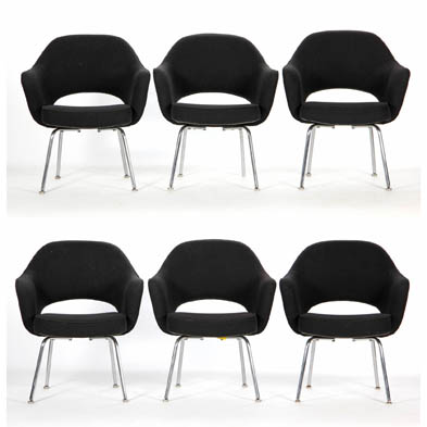 eero-saarinen-six-executive-arm-chairs