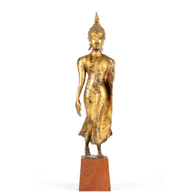 thai-gilt-bronze-buddha