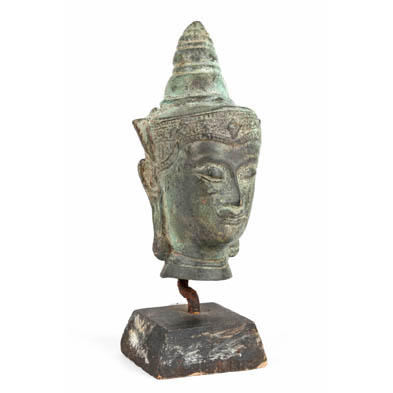 thai-bronze-buddha-head