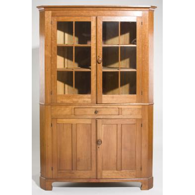 kentucky-cherry-corner-cupboard-mid-19th-c