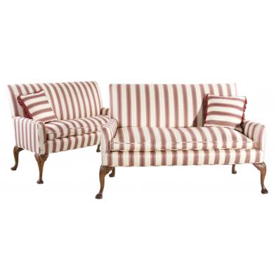 pair-of-english-upholstered-settees-19th-c