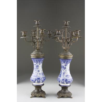 pair-of-delft-bronze-candelabra-19th-c