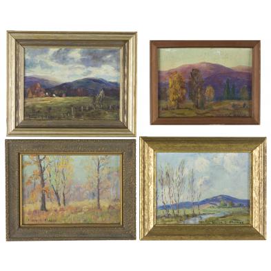 ellen-ozanne-ny-20th-c-four-landscapes