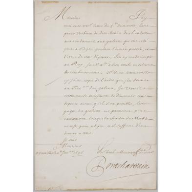 count-pontchartrain-official-letter-signed