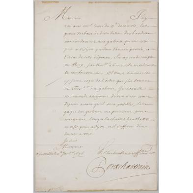 count-pontchartrain-official-letter-signed
