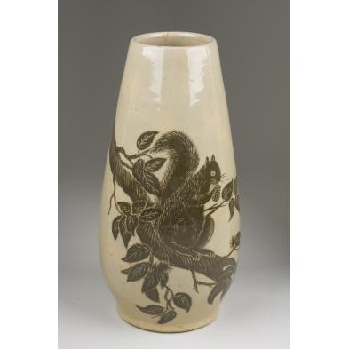 nc-pottery-mrs-f-w-hilton-decorated-vase-1937