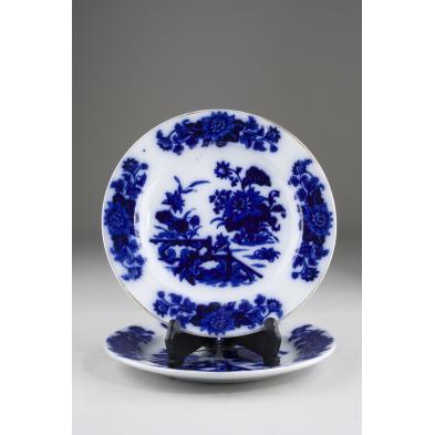 pair-of-ashworth-flow-blue-plates